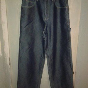 Anchor Blue jeans dark navy baggy skater vtg 90's